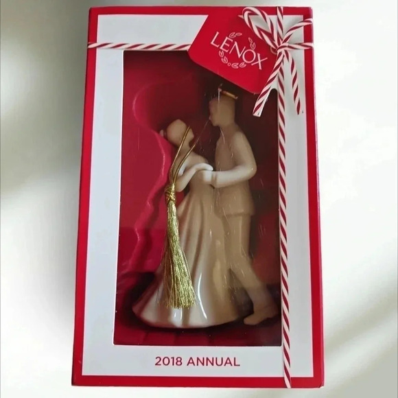 Lenox 2018 annual ornaments bride and groom - Picture 6 of 8